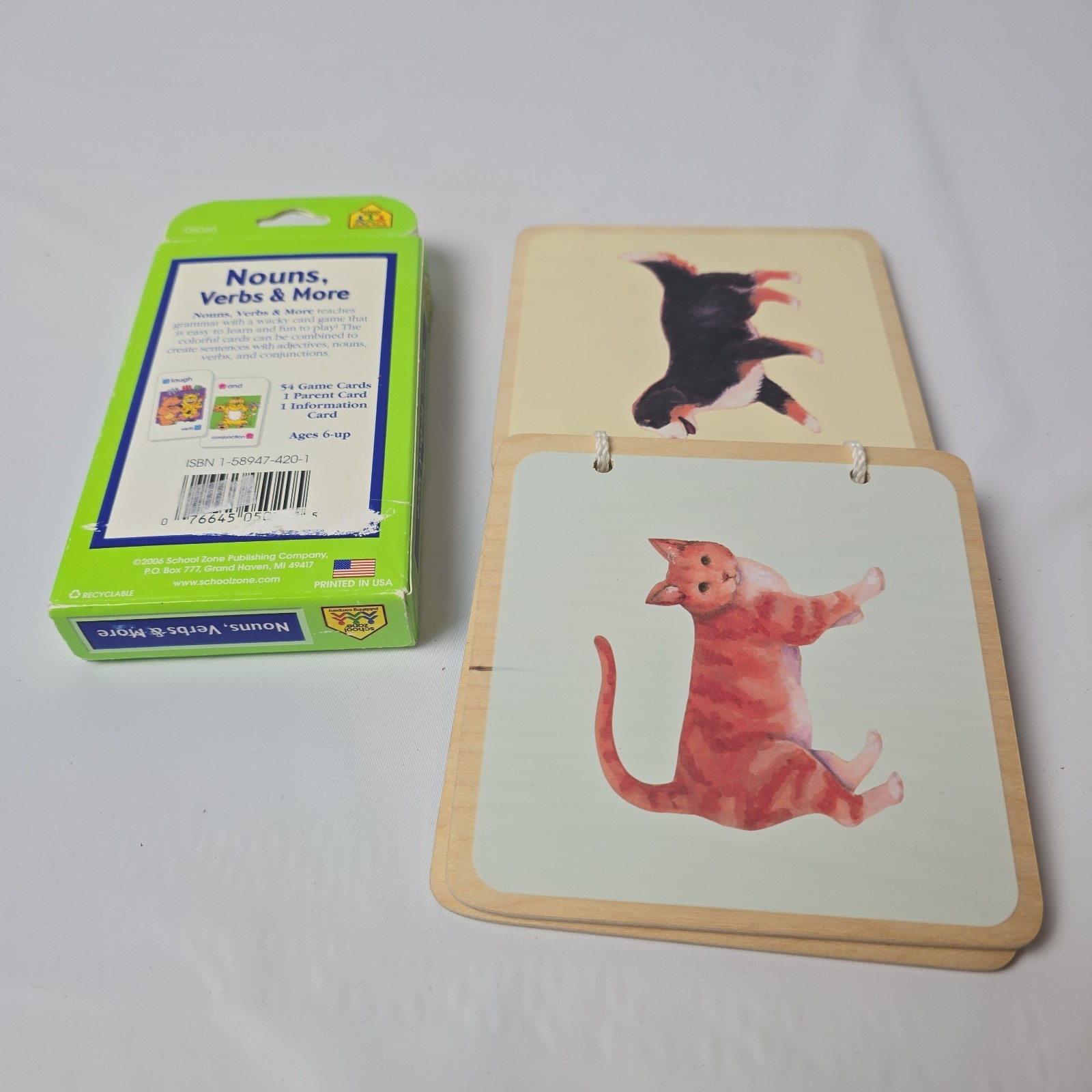 Set Of 2 Educational Flash Cards