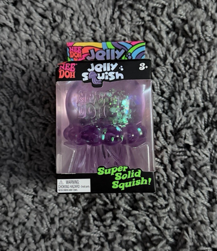 Schylling NeeDoh Jelly Squish Select Color Pink Purple Blue Brand New! AUTHENTIC