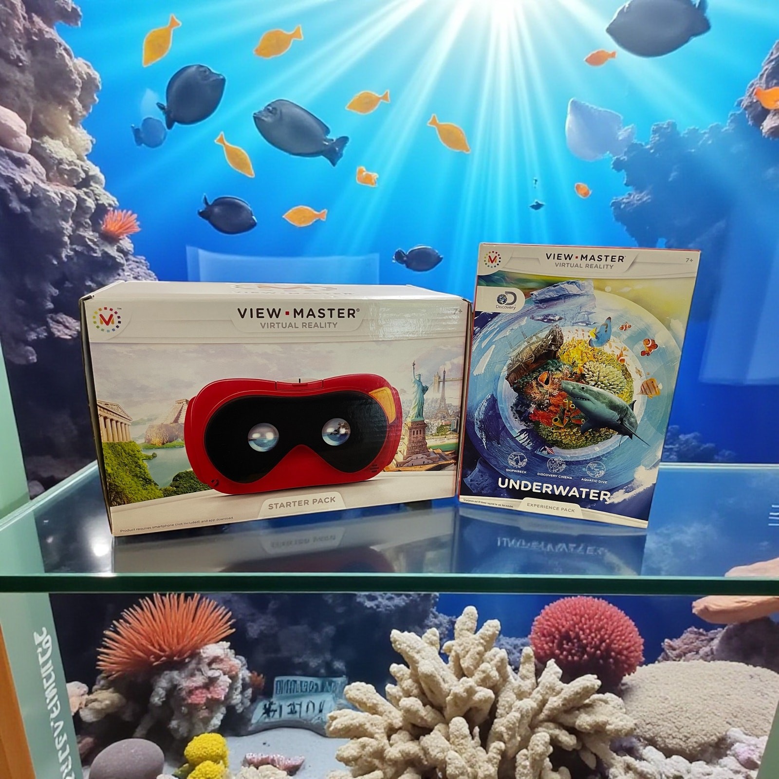 Discovery View Master Virtual Reality Starter Pack &”Underwater” Experience Toy