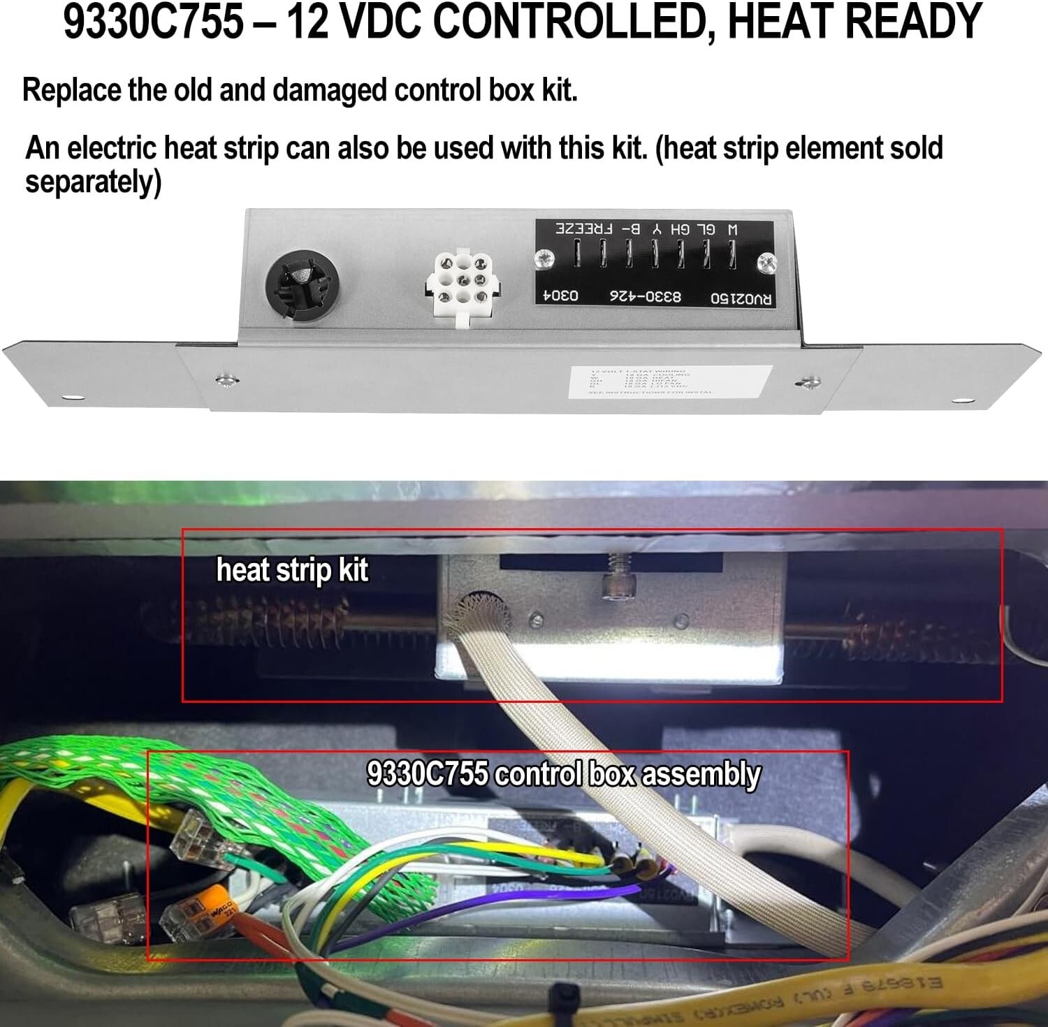 9330C755 Air Control Box Assembly Compatible with Coleman Ma-ch 15 RV A/C Air