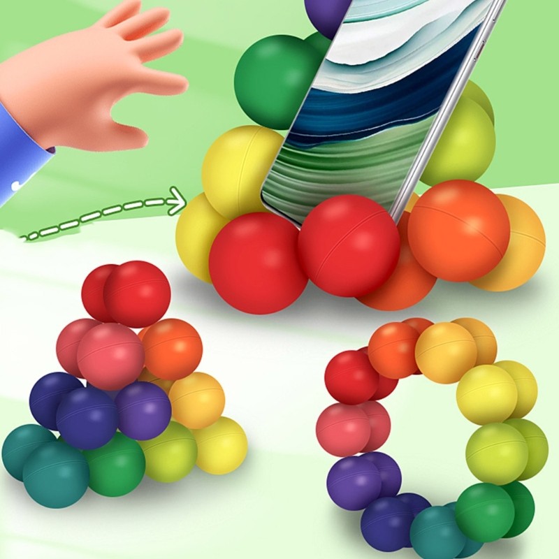 Anti Stress Puzzle Ball Twist Squeeze Brain Teaser Game for All Ages