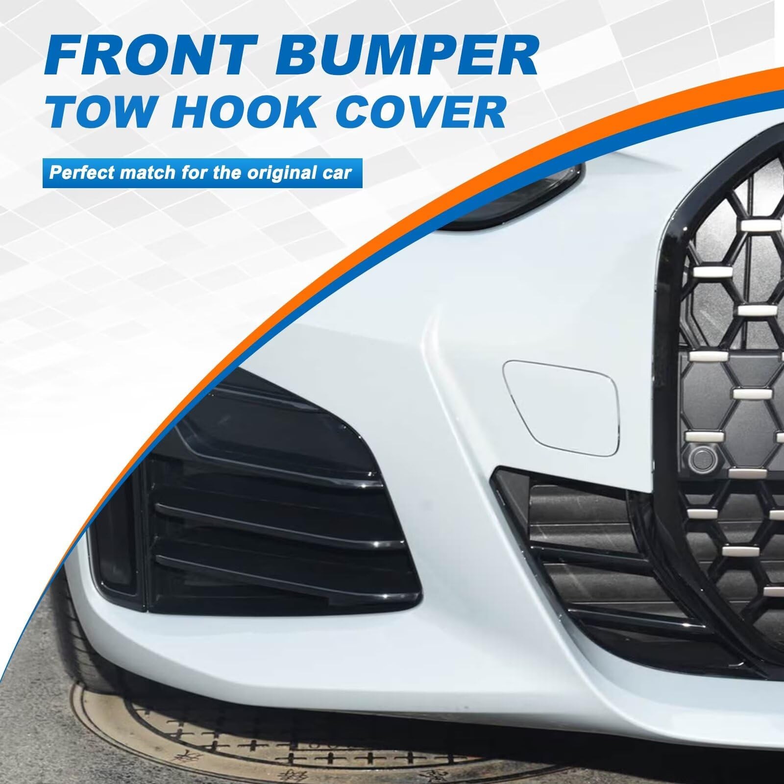 CZShiYue Car Front Bumper Tow Hook Cover Cap Towing Eye Fit for BMW G22 G26 I4 4