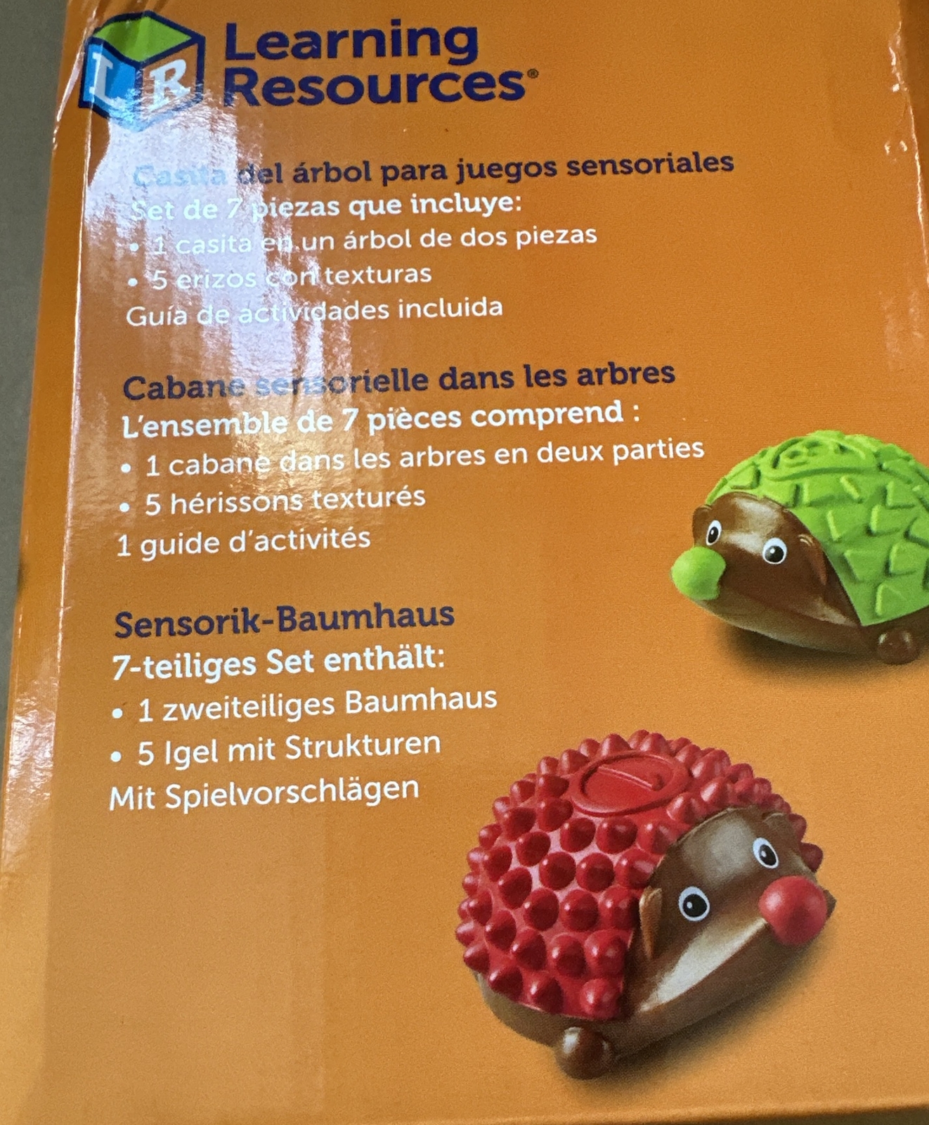 Learning Resources Spike the Fine Motor Hedgehog Sensory Tree House New