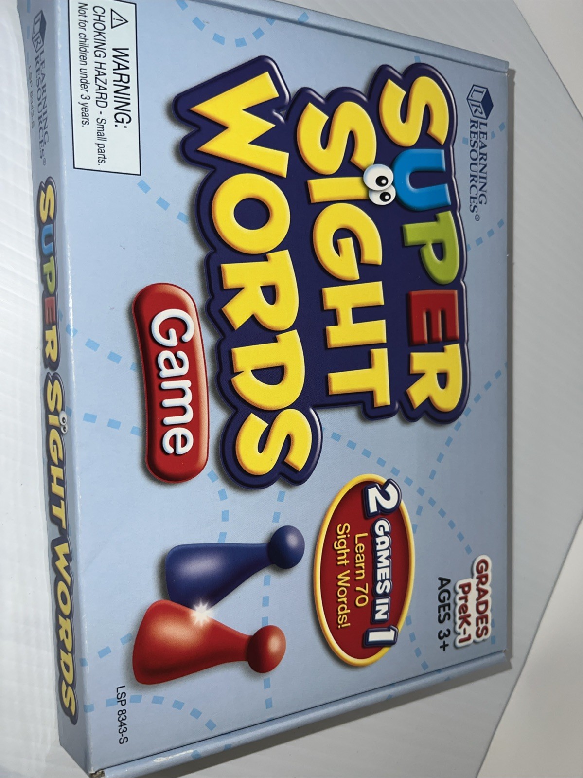 Sight Word Bingo By Learning Resources Grades PreK-1 Two Games In One