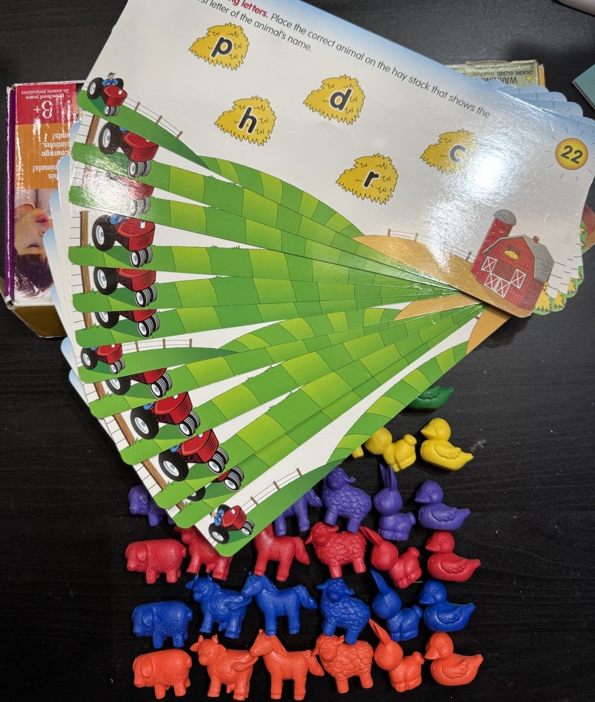 BUSY FARM Educational Reading, Language, Exploration, Motor Skills, Thinking Toy