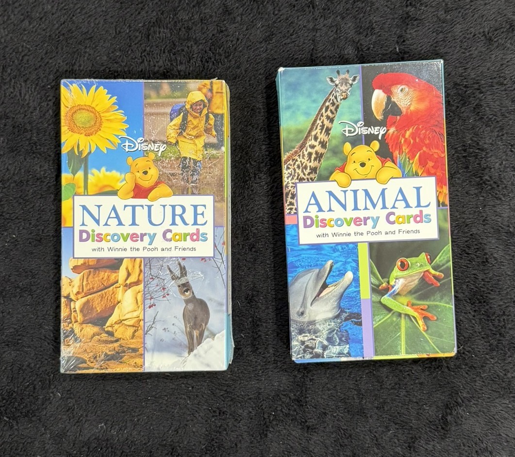 Disney Winnie the Pooh Nature and Animal Discovery Cards Flash Cards