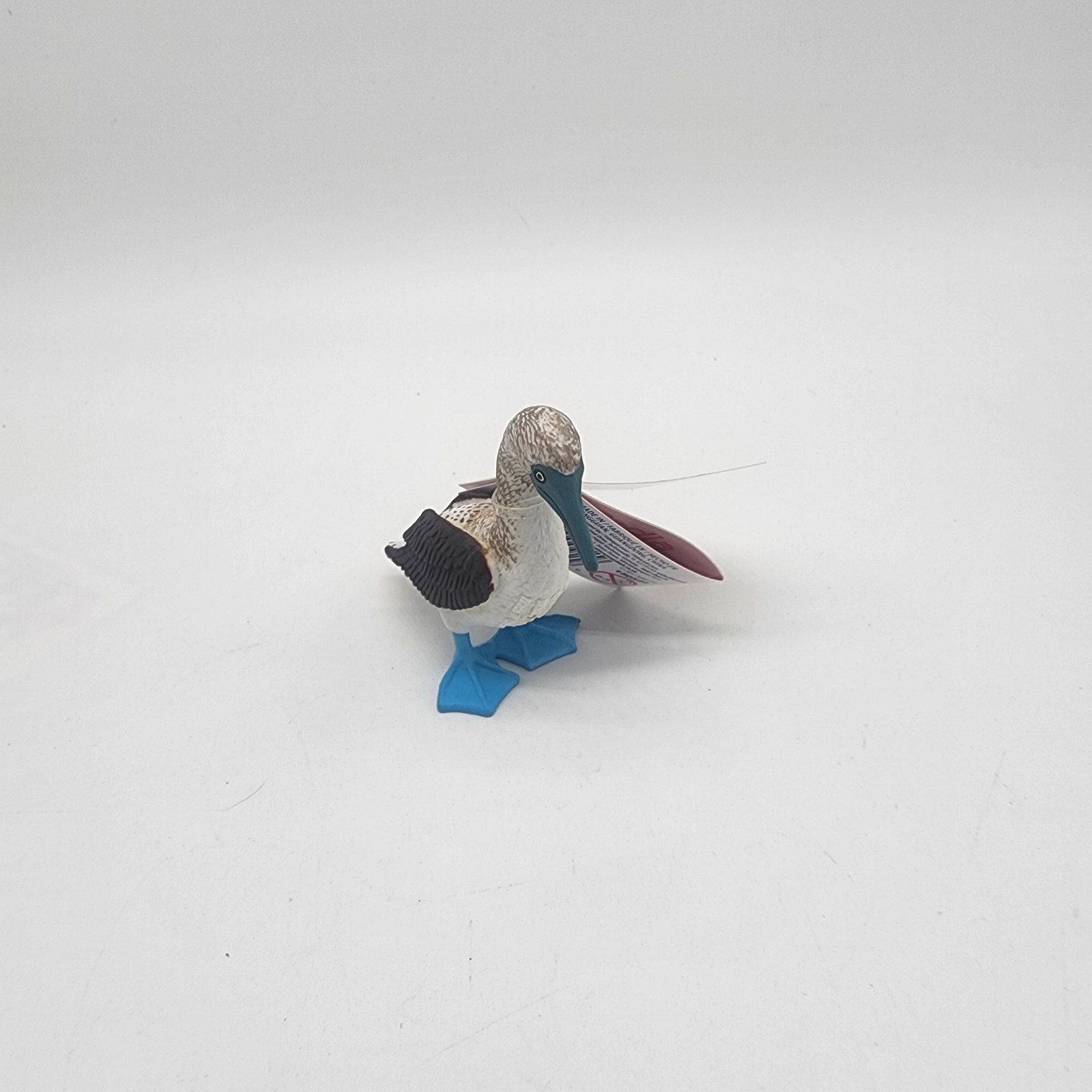 Blue Footed Booby, Bird, Very Realistic Rubber Model, Hand Painted Figurine 3″