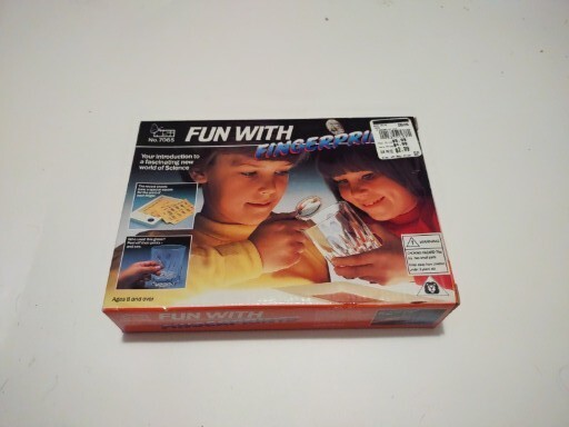 Vintage 1980’s ~ Fun with Fingerprints ~ Intro to Science ~ Age 8+ ~ NIB