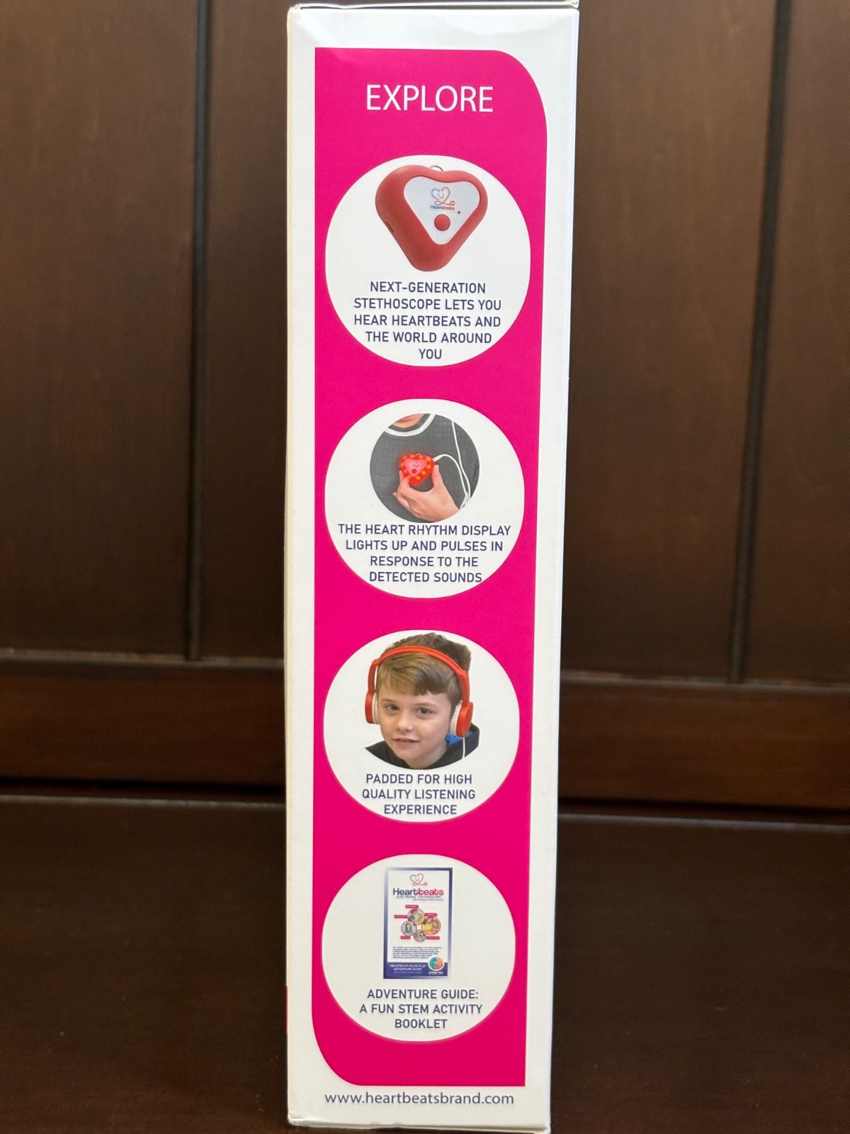 Heartbeat Electronic Stethoscope Toy w/ LED Display & 10X Sound Amplification