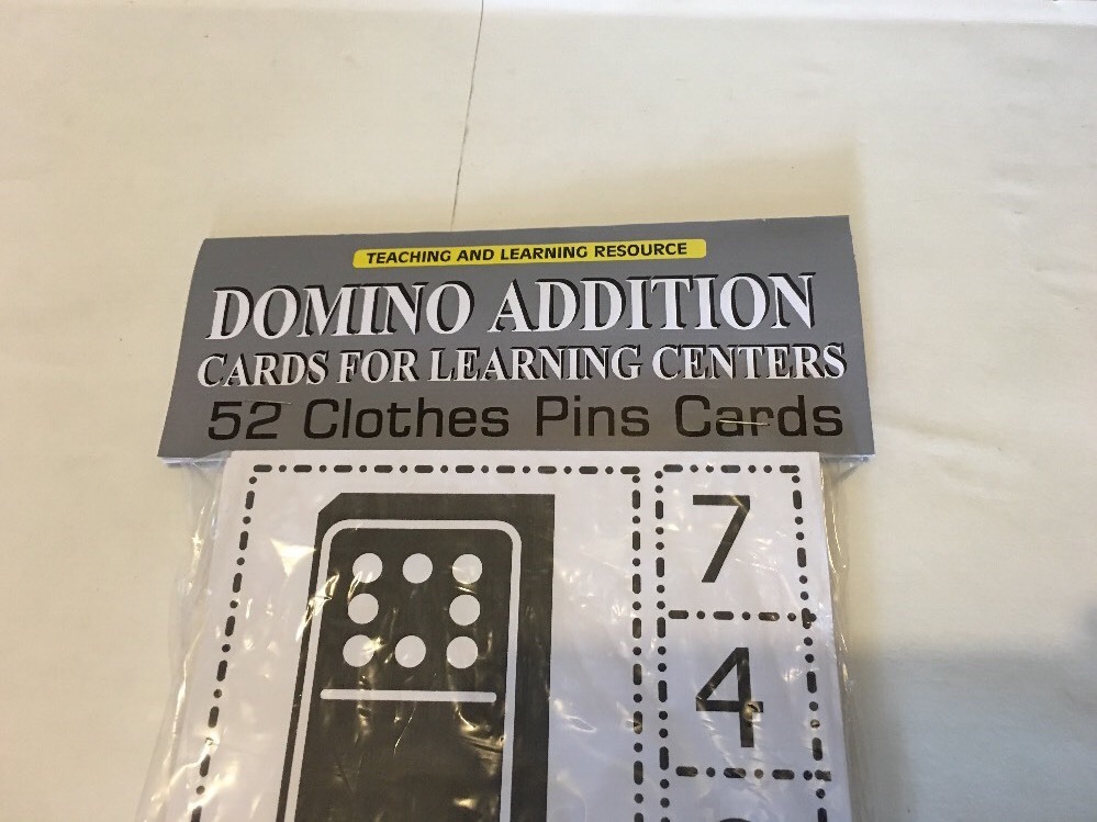 SYLLABLE COUNT & DOMINO ADDITION Cards for Learning Center 104 Cards- Letters-