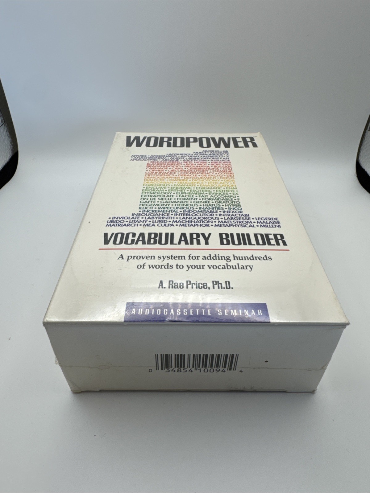 Vocabulary builder Audiocassette 1 Vintage Word power 1 seminar vintage