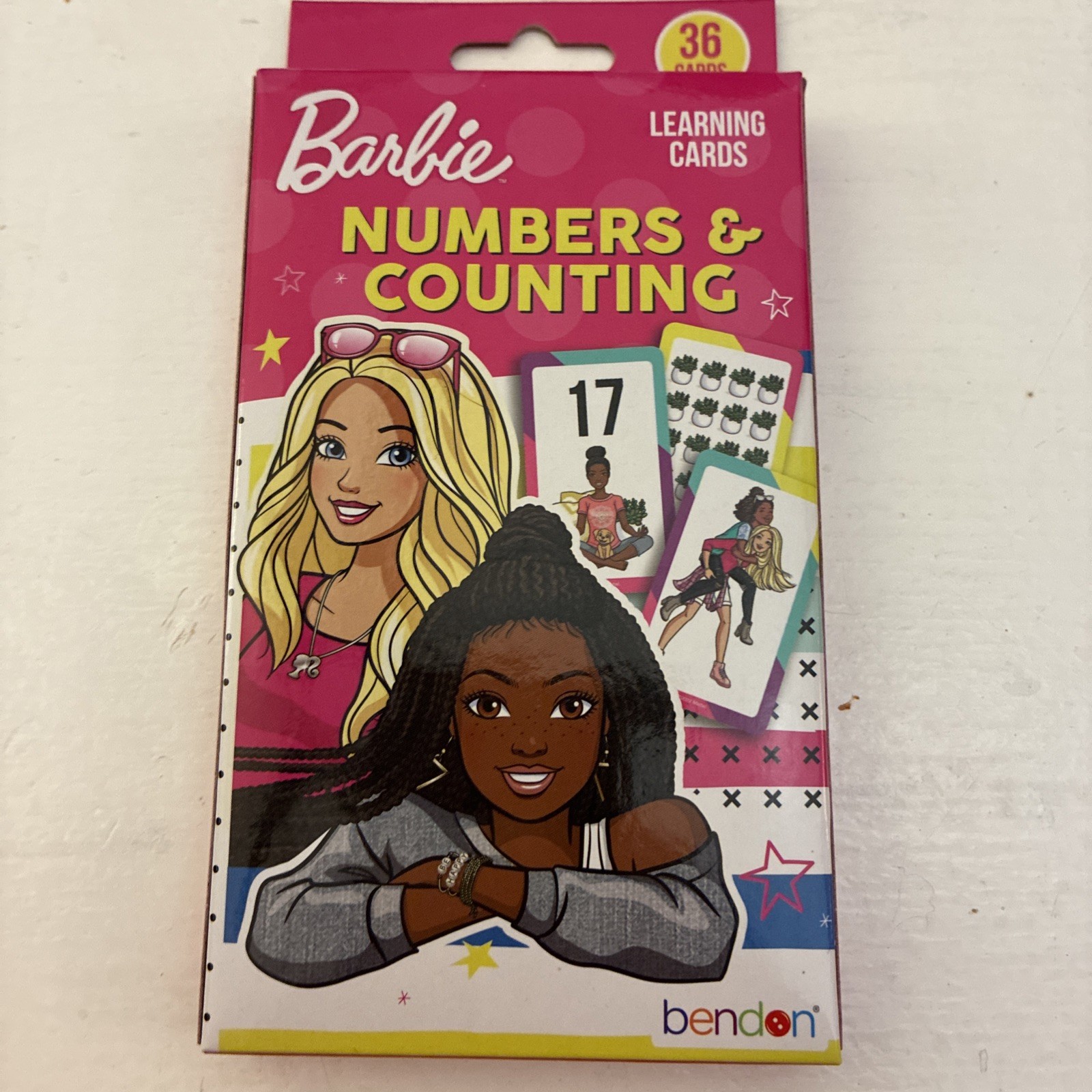 Barbie & Friends Numbers & Counting Learning 36 Flash Cards ~ NEW ~