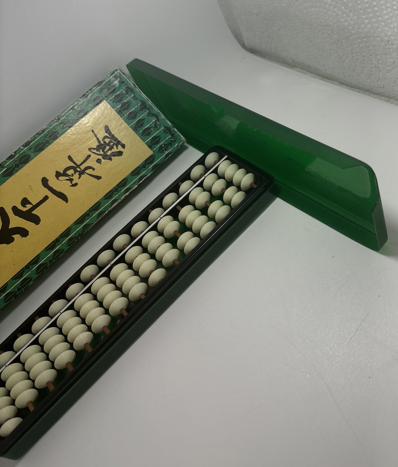 15 Column Large Abacus Calculator Japan 1970’s Original Box