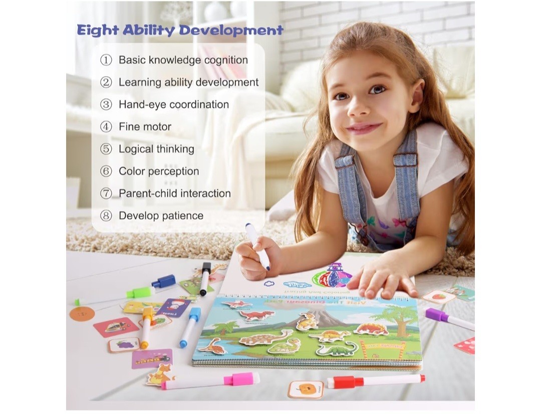 My Preschool Busy Book Learning Activities for 3+ Age Children-NEW IN ORIG PKG