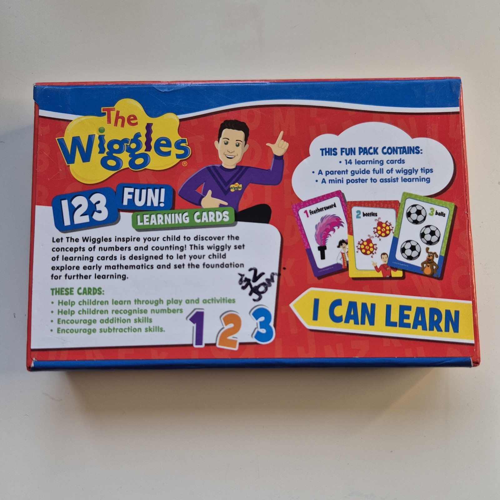 The Wiggles 123 Fun! I Can Learn Learning Cards