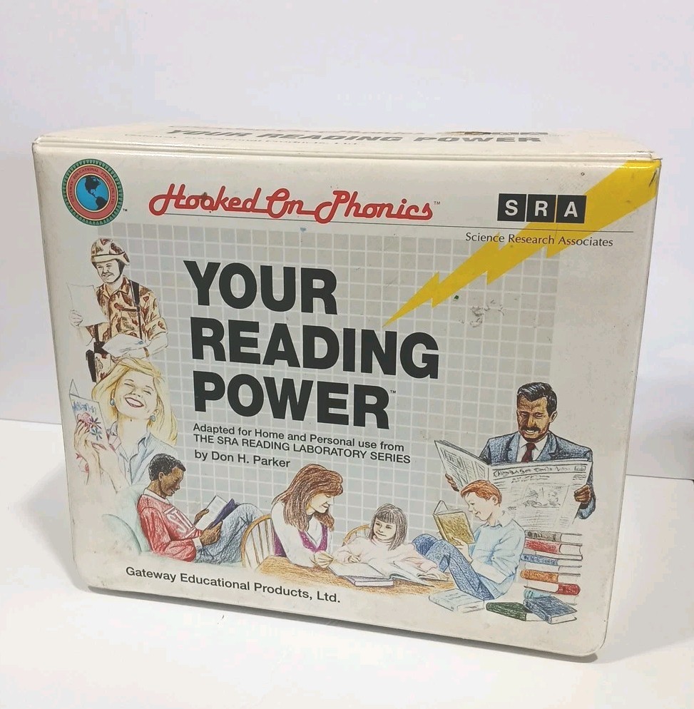 Vintage 1992 Hooked On Phonics Your Reading Power COMPLETE Booklets Cassettes
