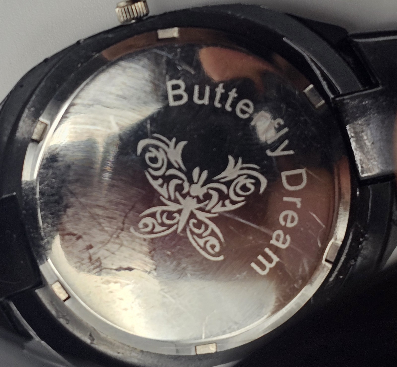 Butterfly Dream Lovers Kids Watch Black Panda Design- Working Condition