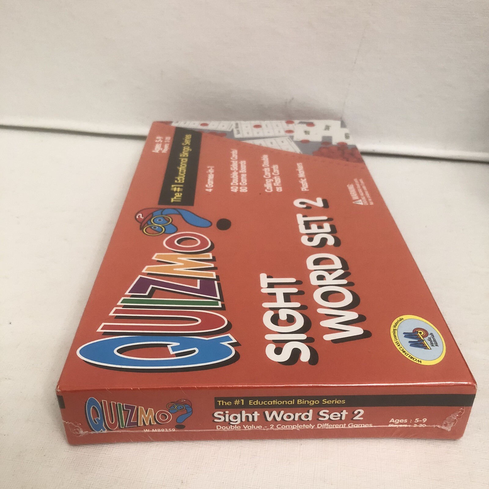 Quizmo Sight Word Recognition 2 Level K-4 Ages 5-8 1993 Homeschooling