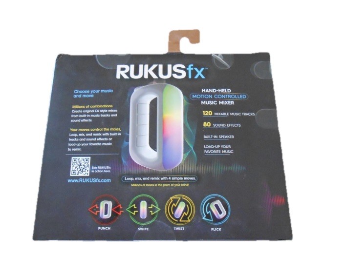 RUKUS fx Handheld Motion Controlled Electronic Music Mixer By Just Play