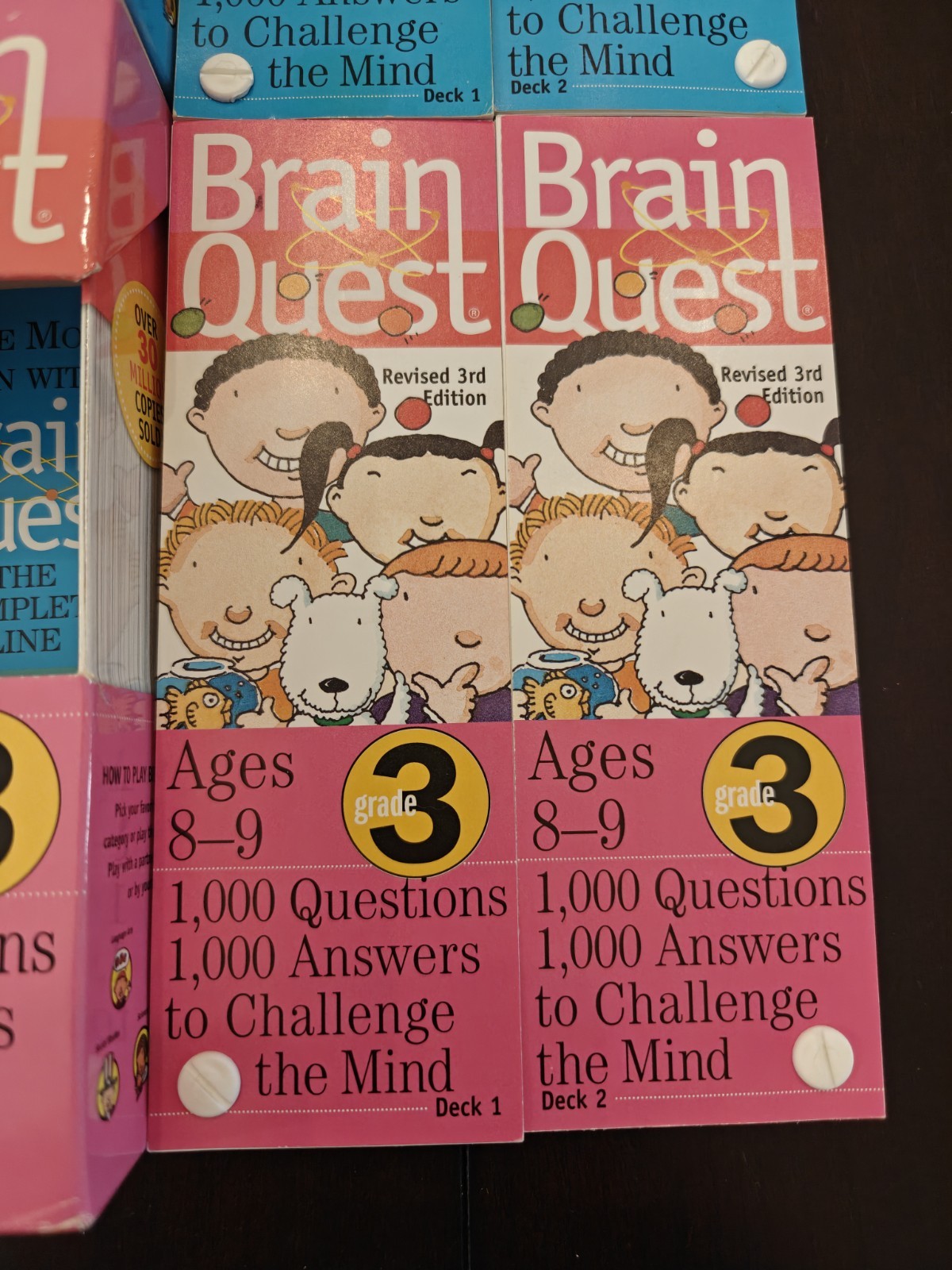 Brain Quest Flash Cards Mixed Lot of 2nd & 3rd Grade – Challenge the Mind