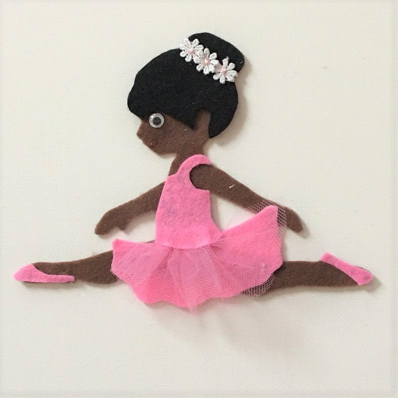 Ballerina Dancers Felt Set for Flannel or Felt Board Play