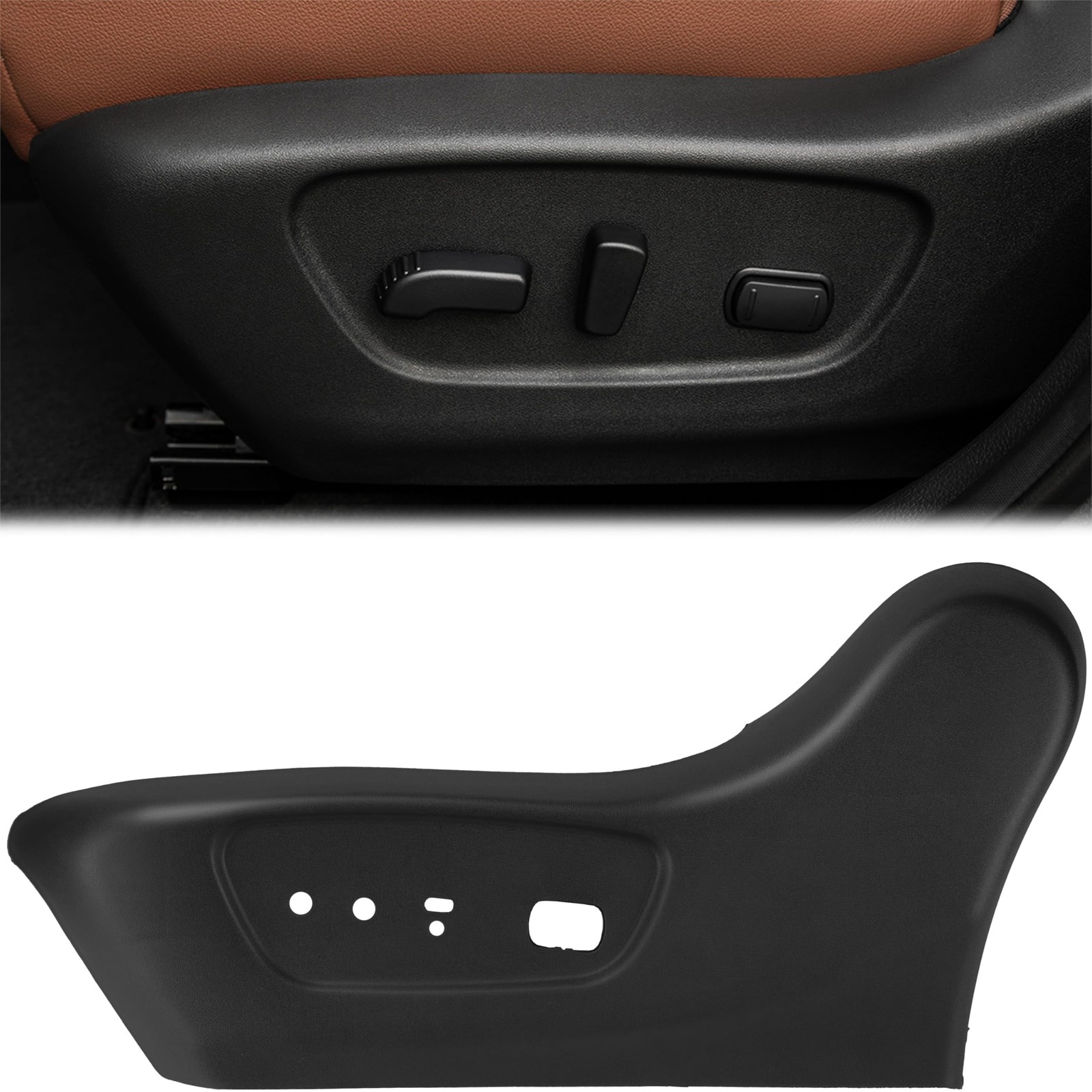 Driver Seat Trim Panel Compatible with Nissan Rogue 2014 2015 2016 2017 2018 …
