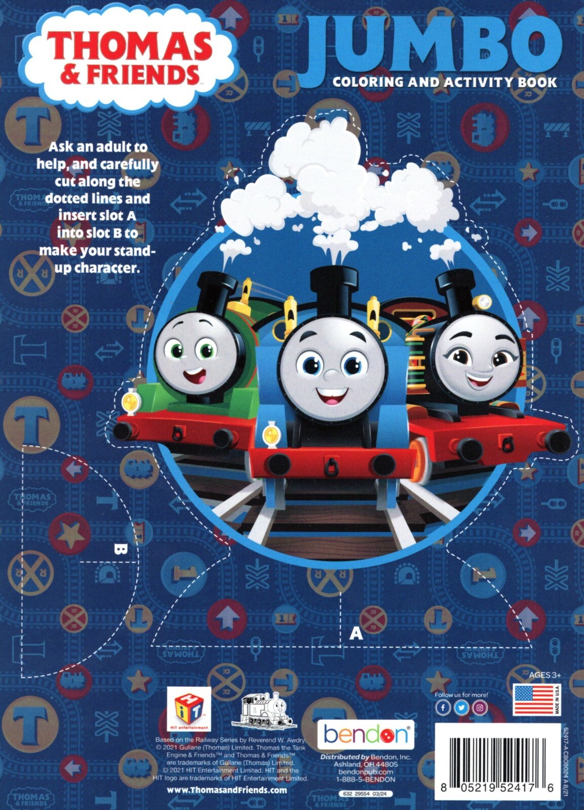 Thomas & Friends – Full Steam Ahead – Jumbo Coloring & Activity Book
