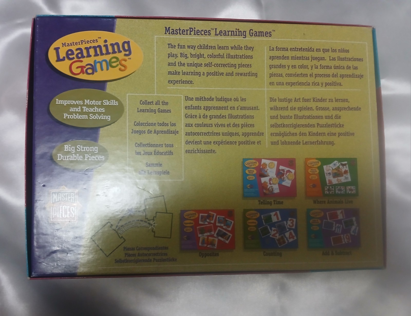 Masterpieces Learning Games Telling Time Educational Game.