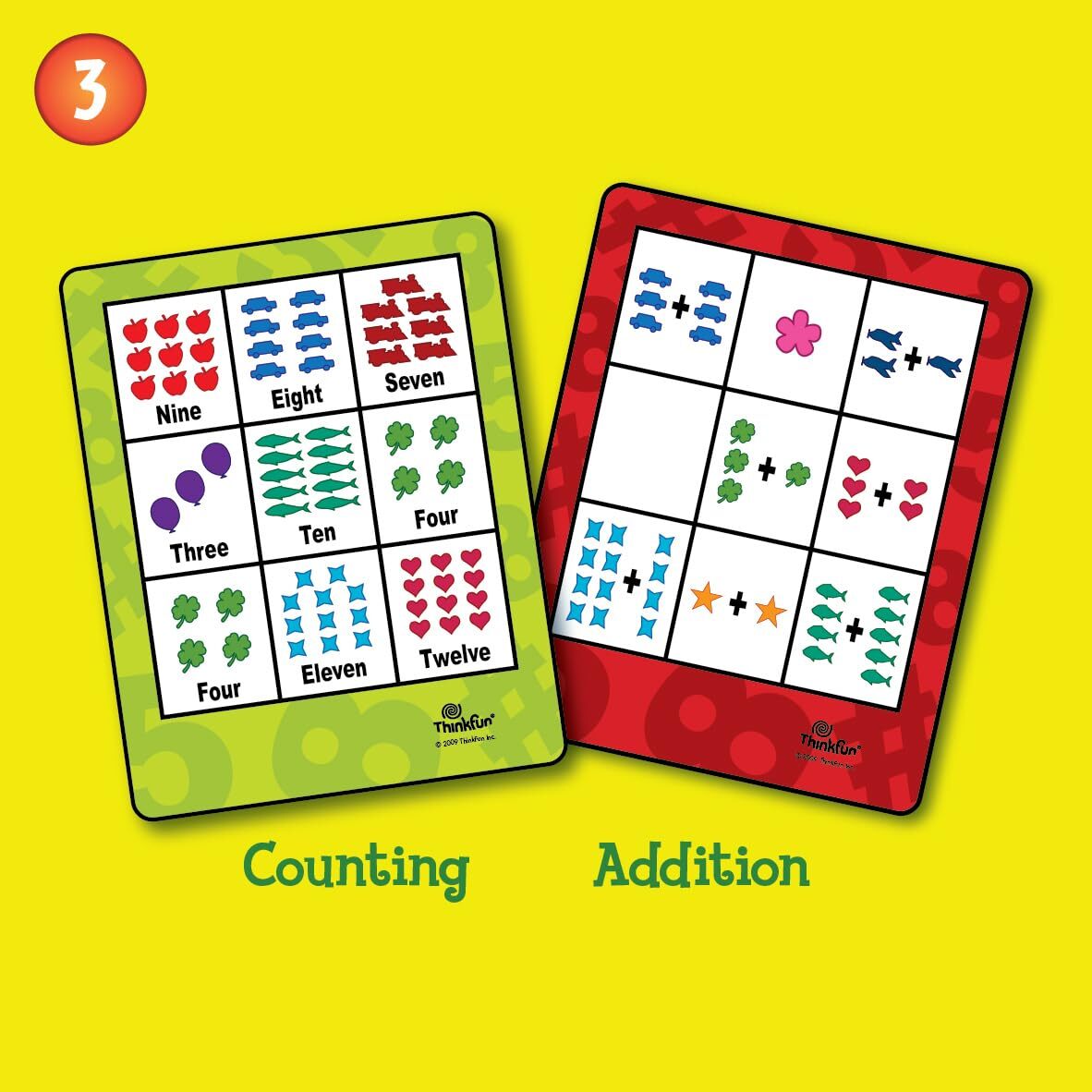 ThinkFun Zingo 1 2 3 Fun Educational Game for Kids Counting and Word Skills