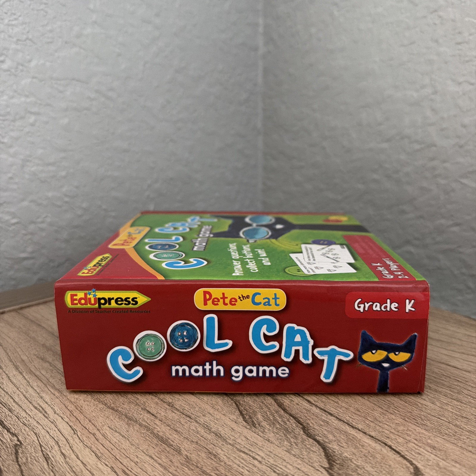 Edupress Pete the Cat Cool Cat Math Game Shapes Adding Subtracting Counting K+