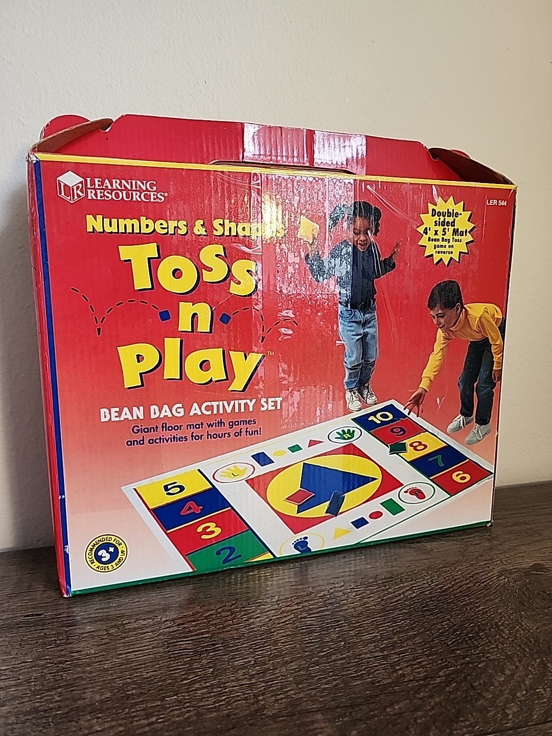 Learning Resources Numbers And Shapes Toss N Play Bean Bag Activity Set LER 544