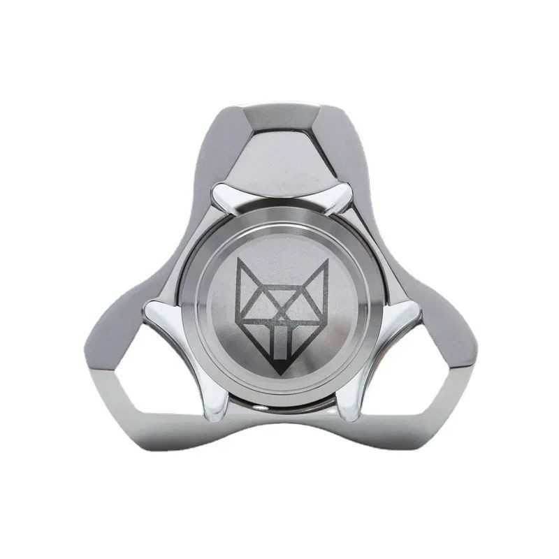 EDC Stainless Steel Mini Fidget Spinner – Metal Hand Stress Relief Spin Toy