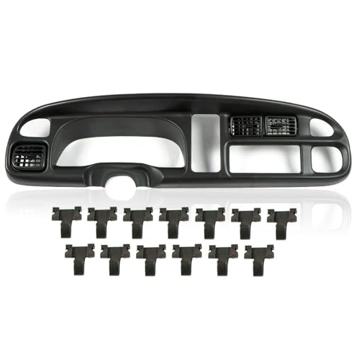 Dash Board Bezel Cover w/Vents Compatible with 1998-2002 Dodge Ram 1500 2500 350