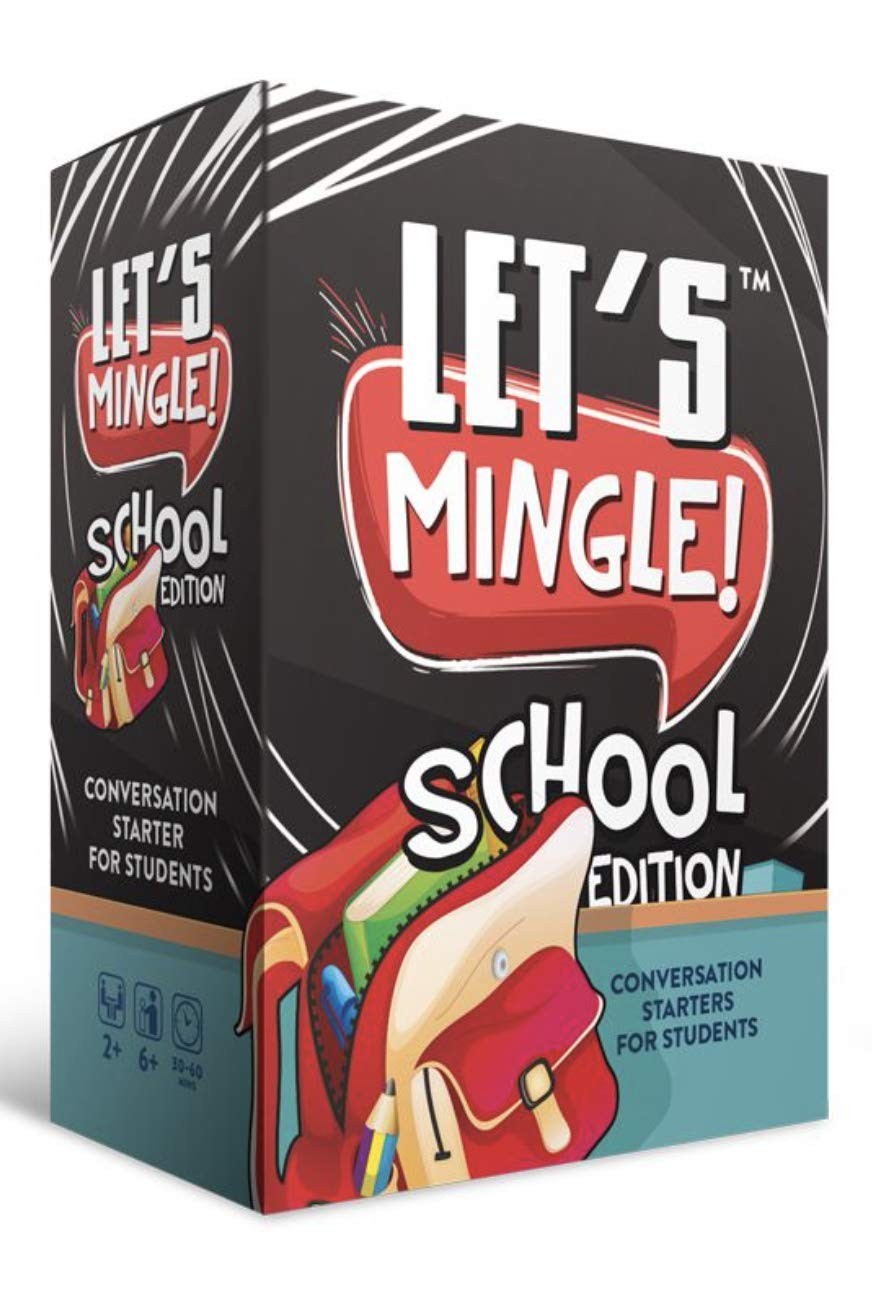 FUN TRIBE Let’s Mingle Conversation Starters Game for Kids Ages6+ School Edition