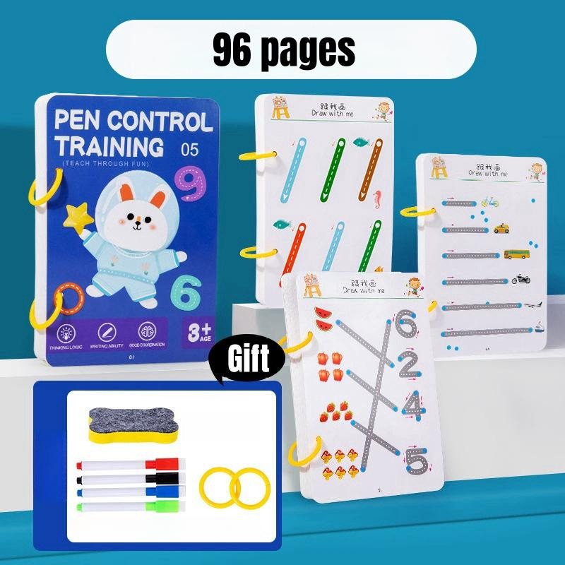 Magic Tracing Copybook Kids Pen Control Montessori Workbook