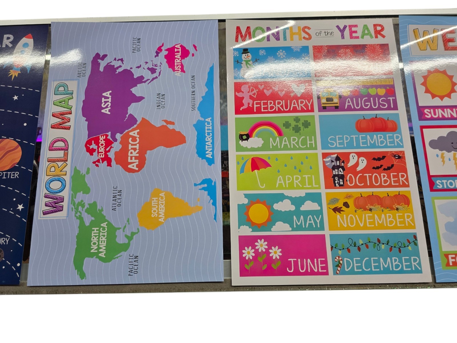 Hadley designs educational posters set of 16 for preschool & kindergarten classr