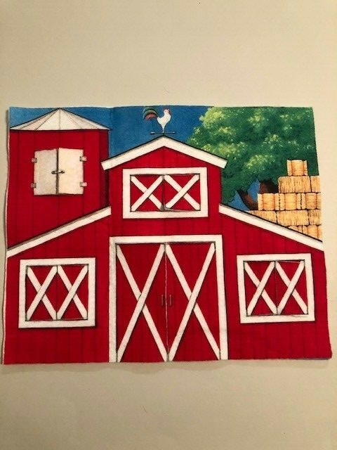 The Story Teller Felt Storyteller Faces Farm Both Uncut and Cut 8 Pieces Lot