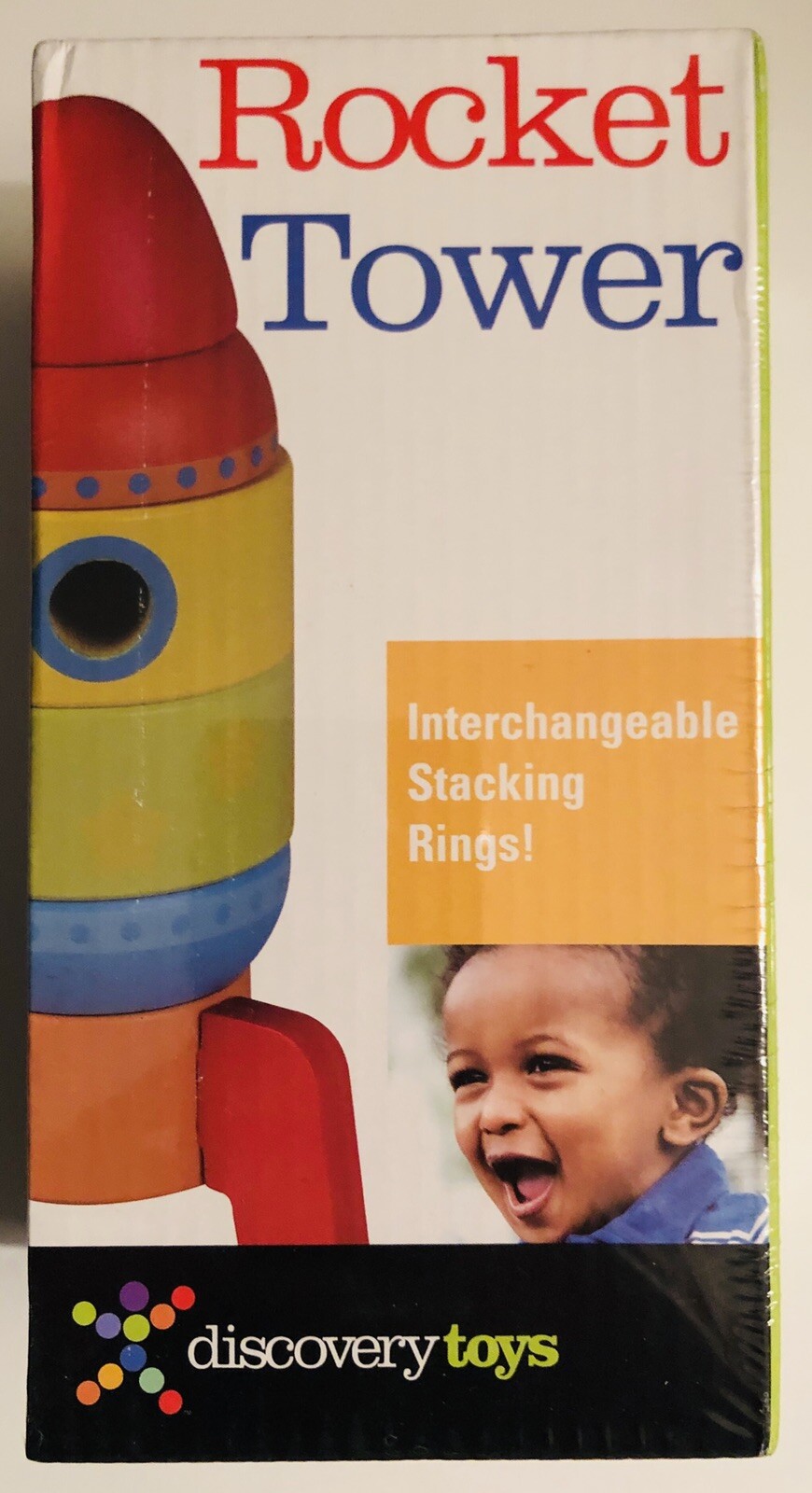 Discovery Toys Rocket Tower Interchangeable Stacking Rings Toy