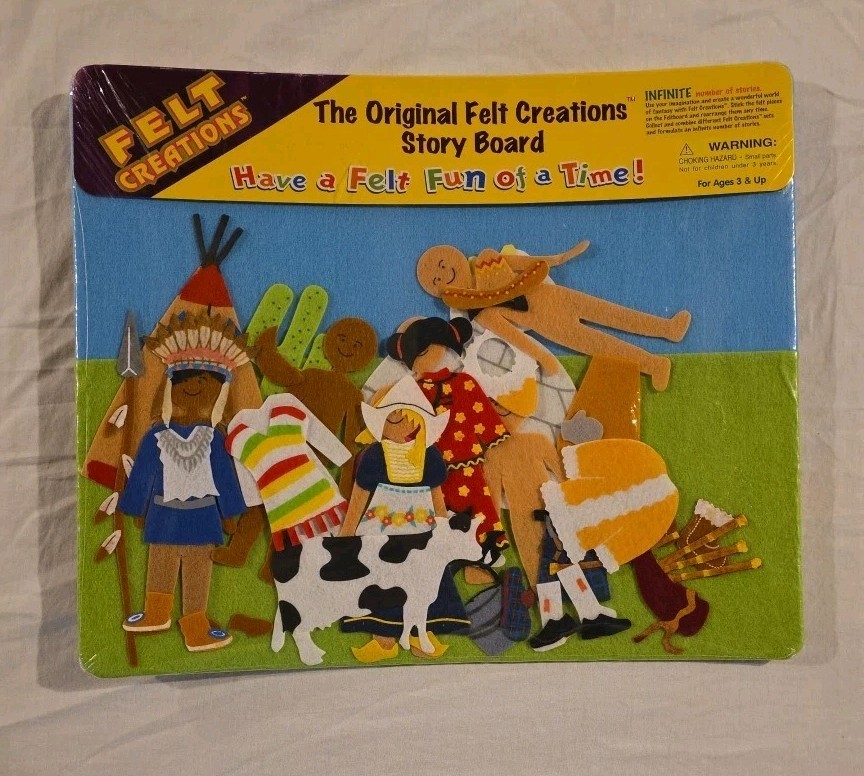 2007 Felt Creations, Farm And Animals By Hurricane Toys RARE FIND