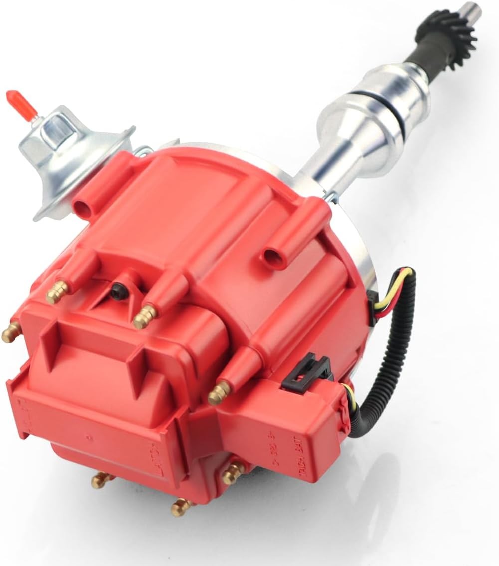 MAS Premium HEI Ignition Distributor 65K Volt with Performance Spark Plug Wires