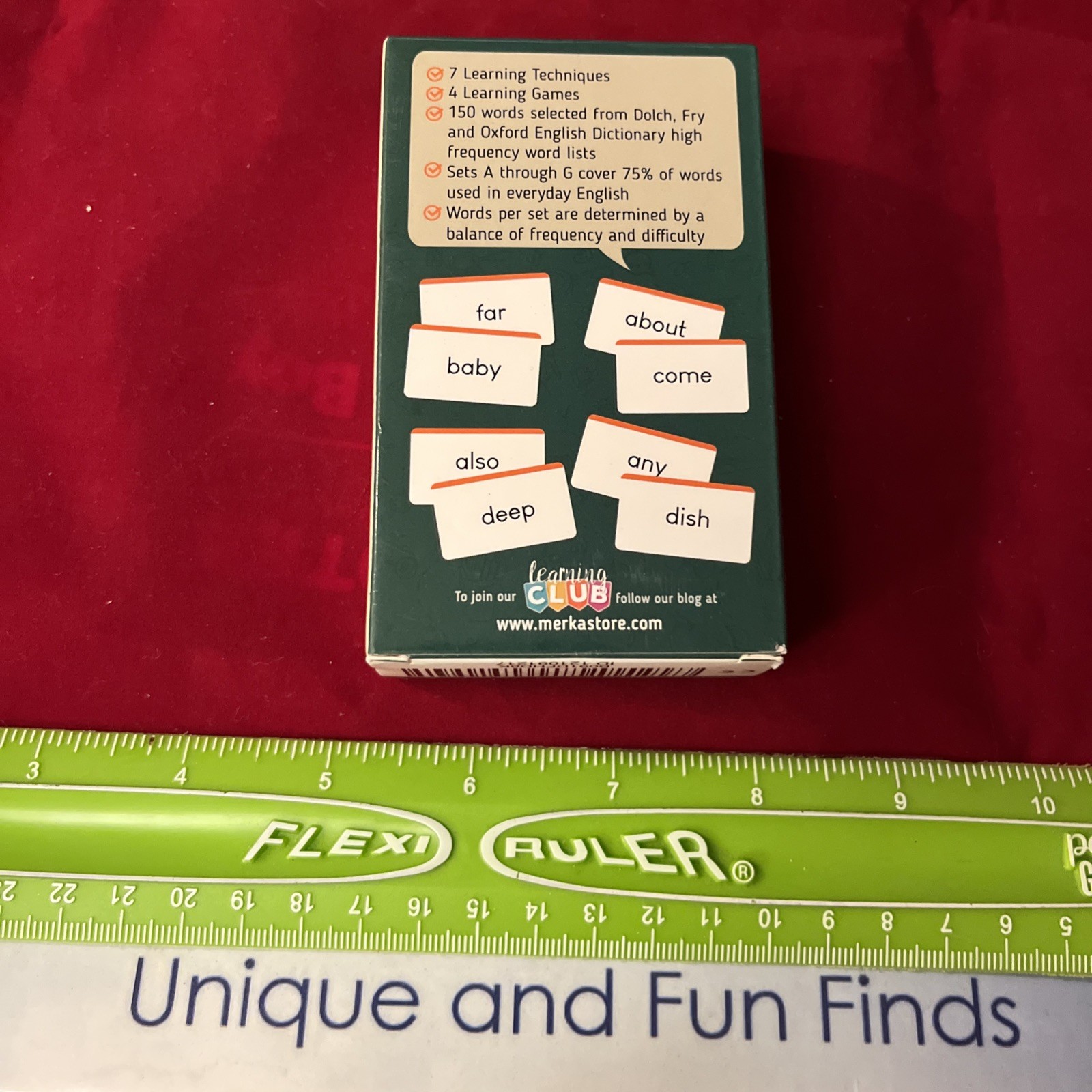 Set Of 3 Sight Word Flashcards – Sets B,F &D EUC