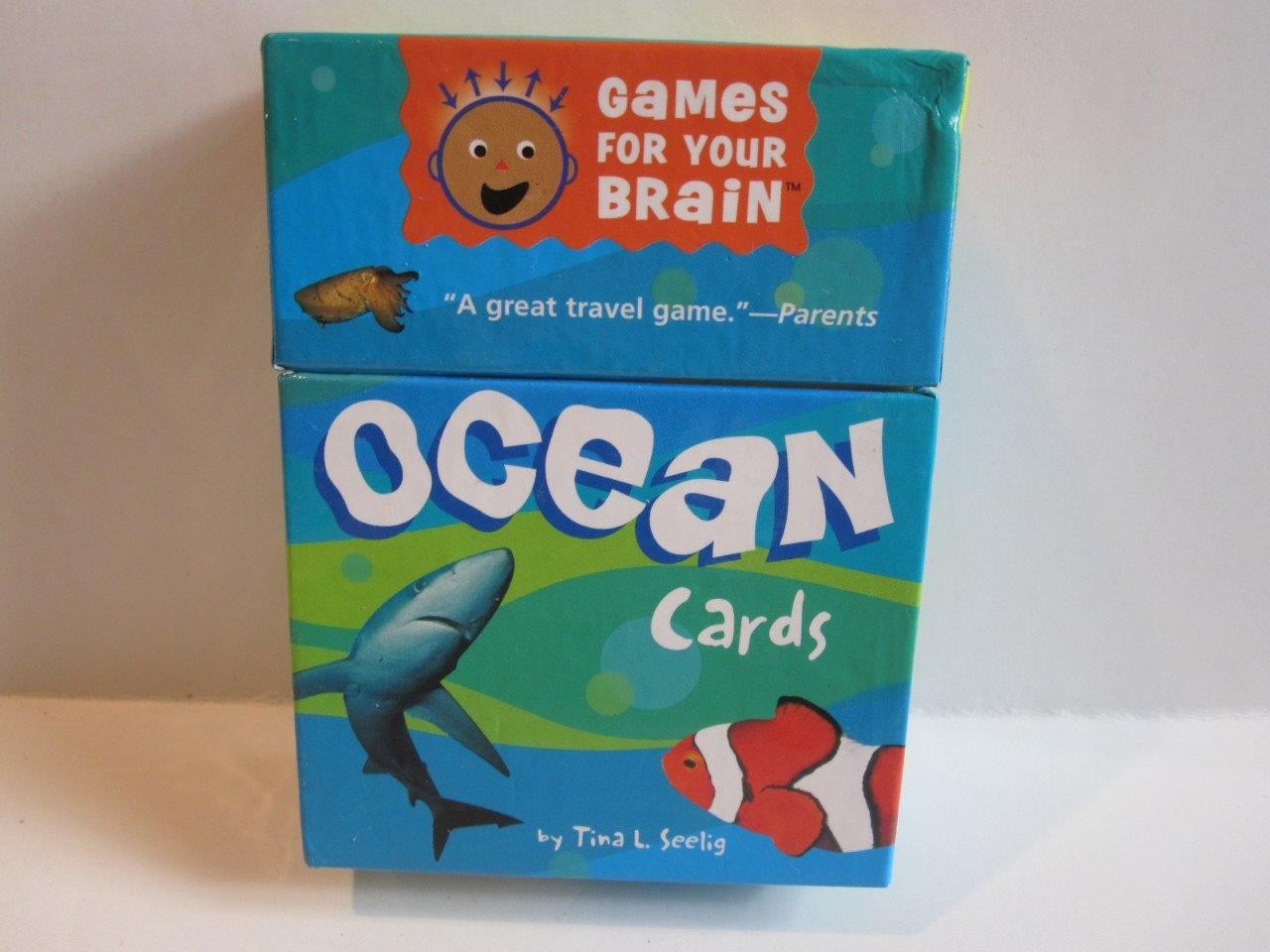 Ocean Cards Games For Your Brain by Seelig Learn Undersea Trivia Travel Game