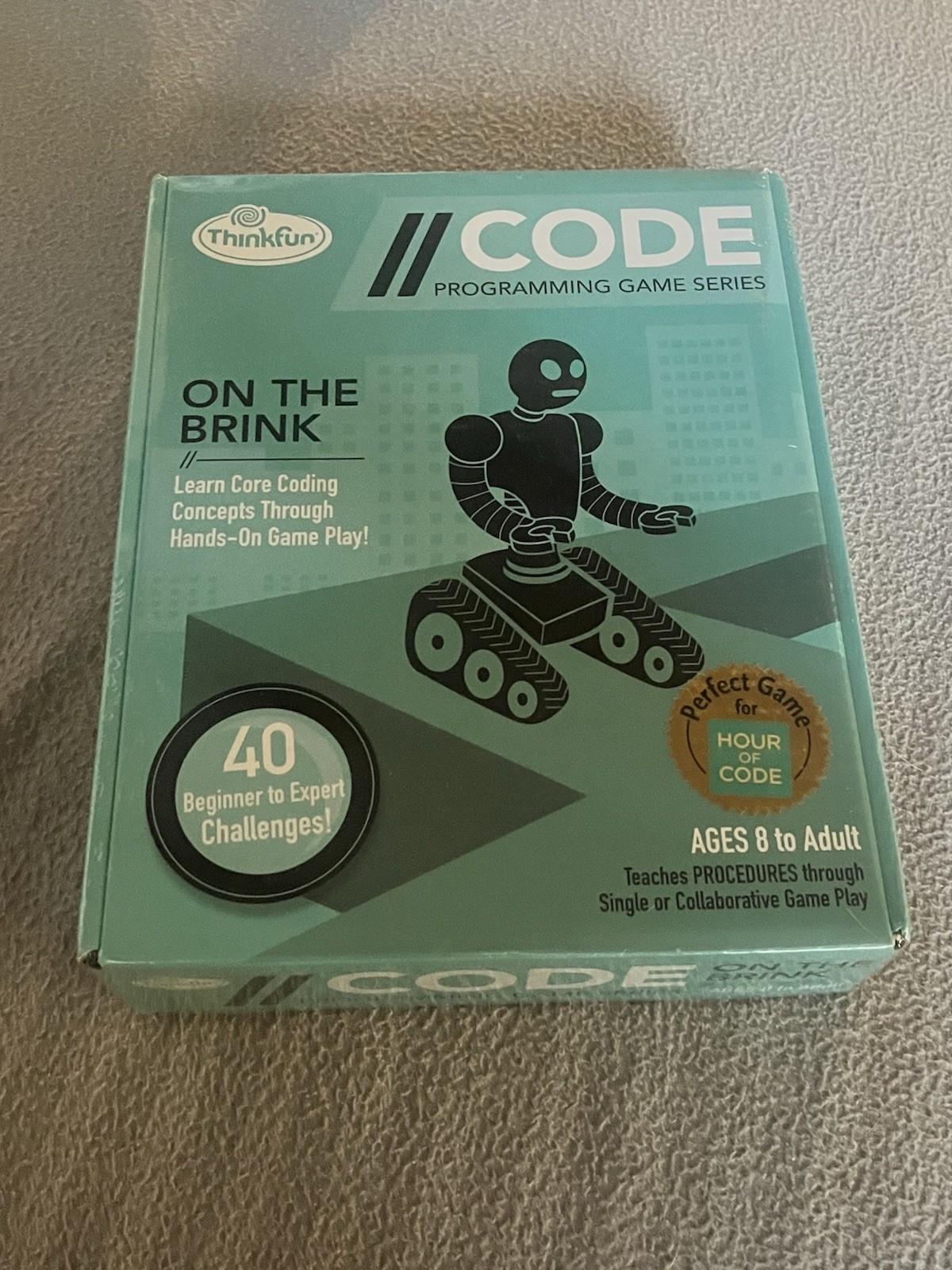 Think Fun Code On The Brink Programming Game Series Coding Kit New!!