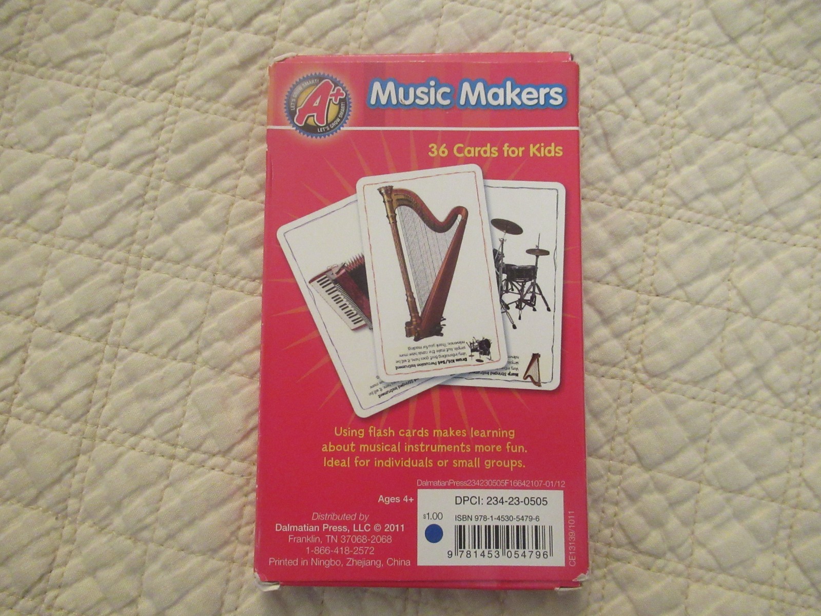 A+ Let’s Grow Smart! Money & Music Makers Flash Cards for Kids (2011)