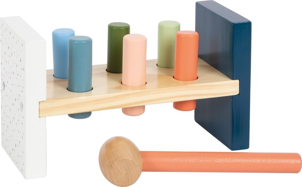 small foot Hammer Bench Arctic, Made of FSC 100%-Certified Wood, Motor Skills Le