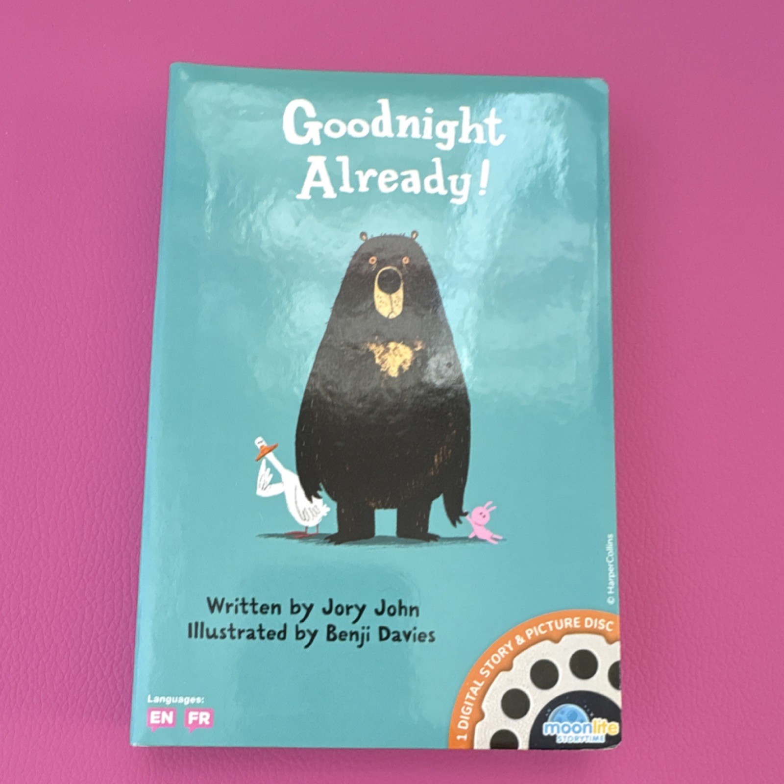 Moonlite Goodnight Already! Storytime Picture Disc for Kids Ages 12 Months+ 2022