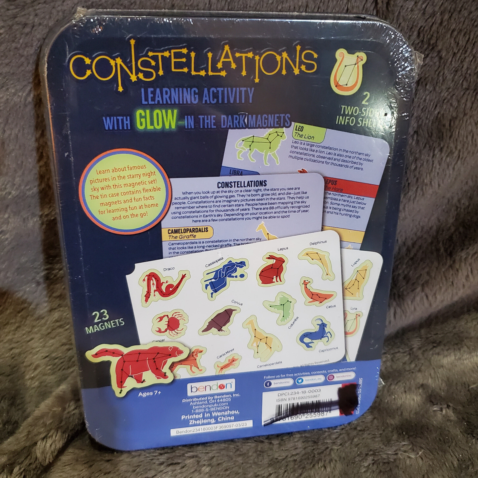 Bendo Magnetic Learning Activity Constellations GLOWmagnets S.T.E.M. Educational