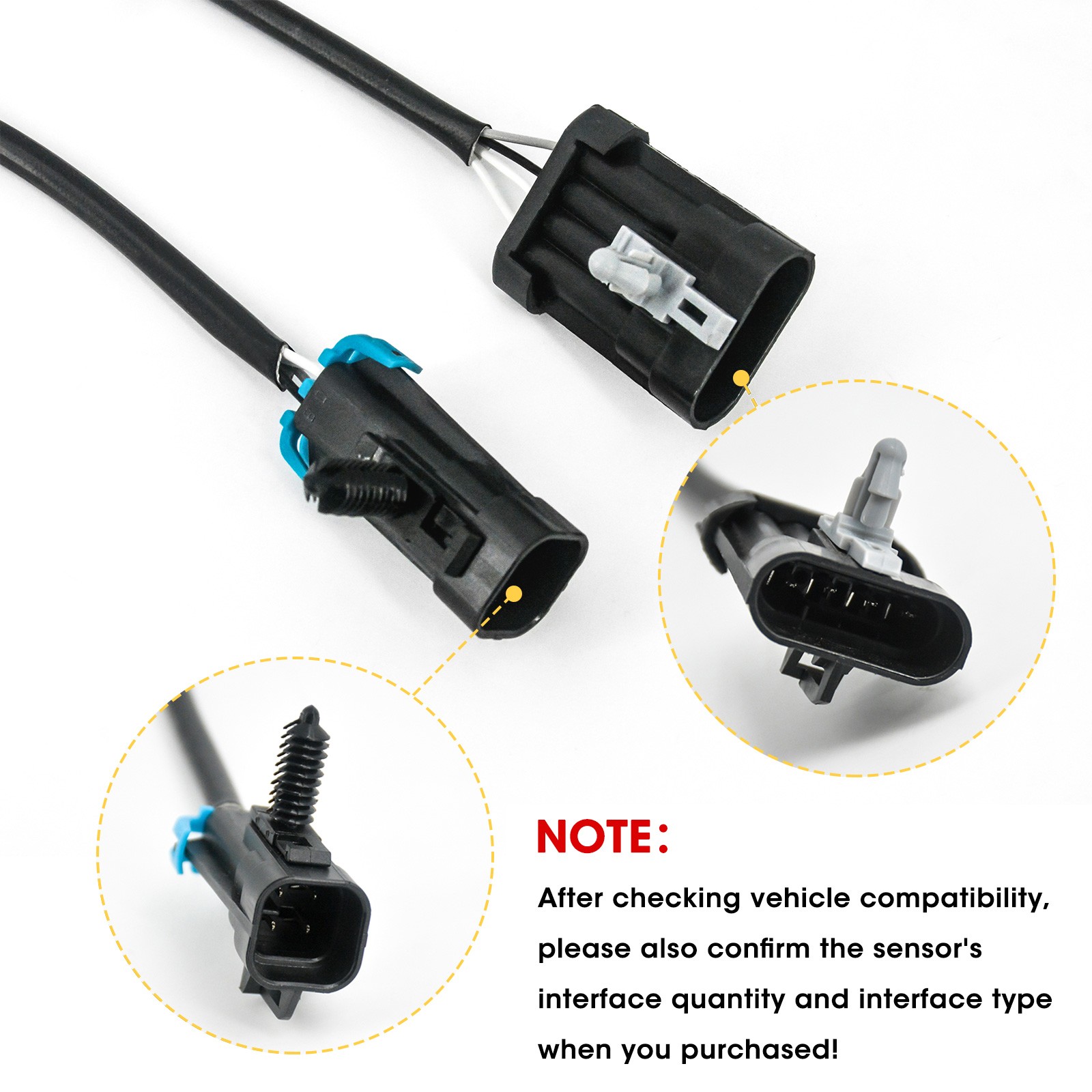 Used Oxygen Sensor with Socket for 1996-1998 Chevy Silverado 234-4012 234-4018