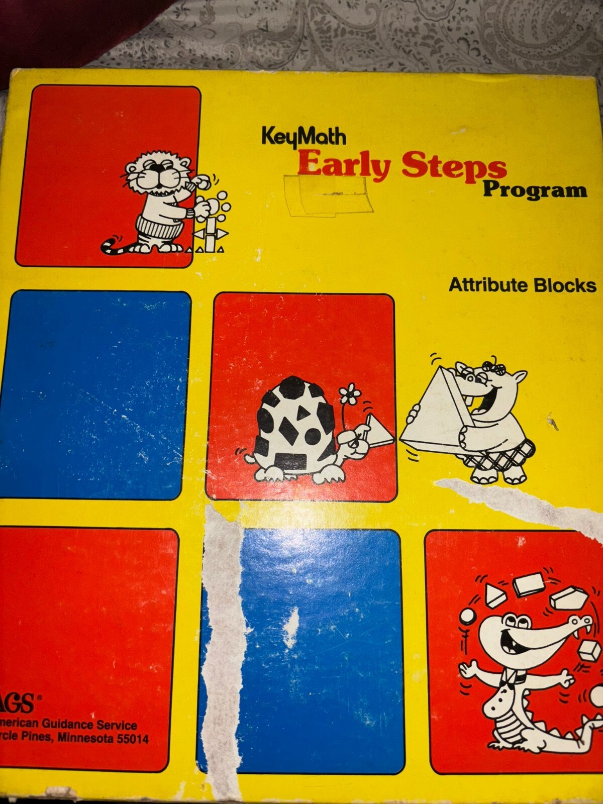 Key Math Early Steps Program Attribute Blocks