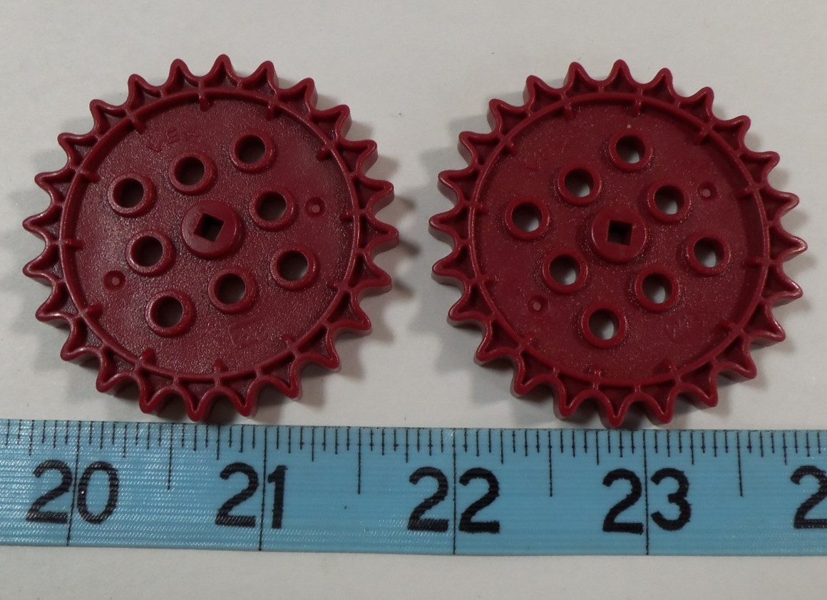 Lot of 10 Vex IQ 24-Tooth Sprockets Add-On Pieces Extras Robotics Educational